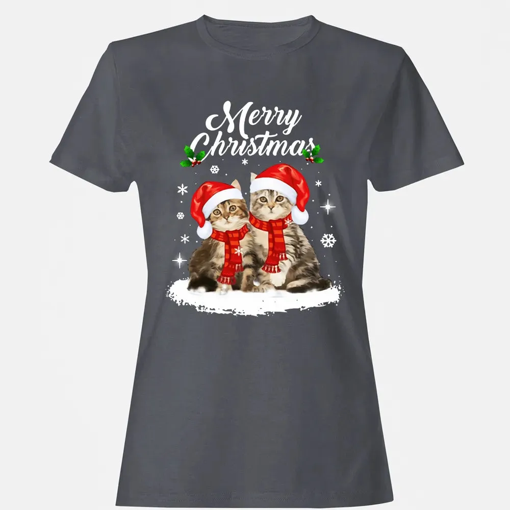 Cat Christmas Women's T-shirt - 5
