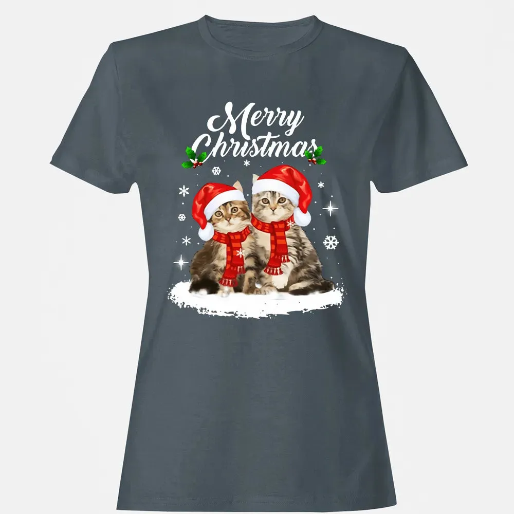 Cat Christmas Women's T-shirt - 3