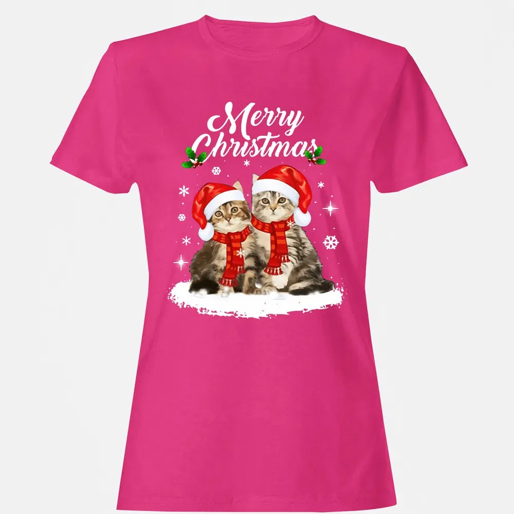 Cat Christmas Women's T-shirt - 6