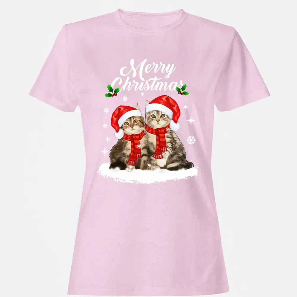 Cat Christmas Women's T-shirt - 9