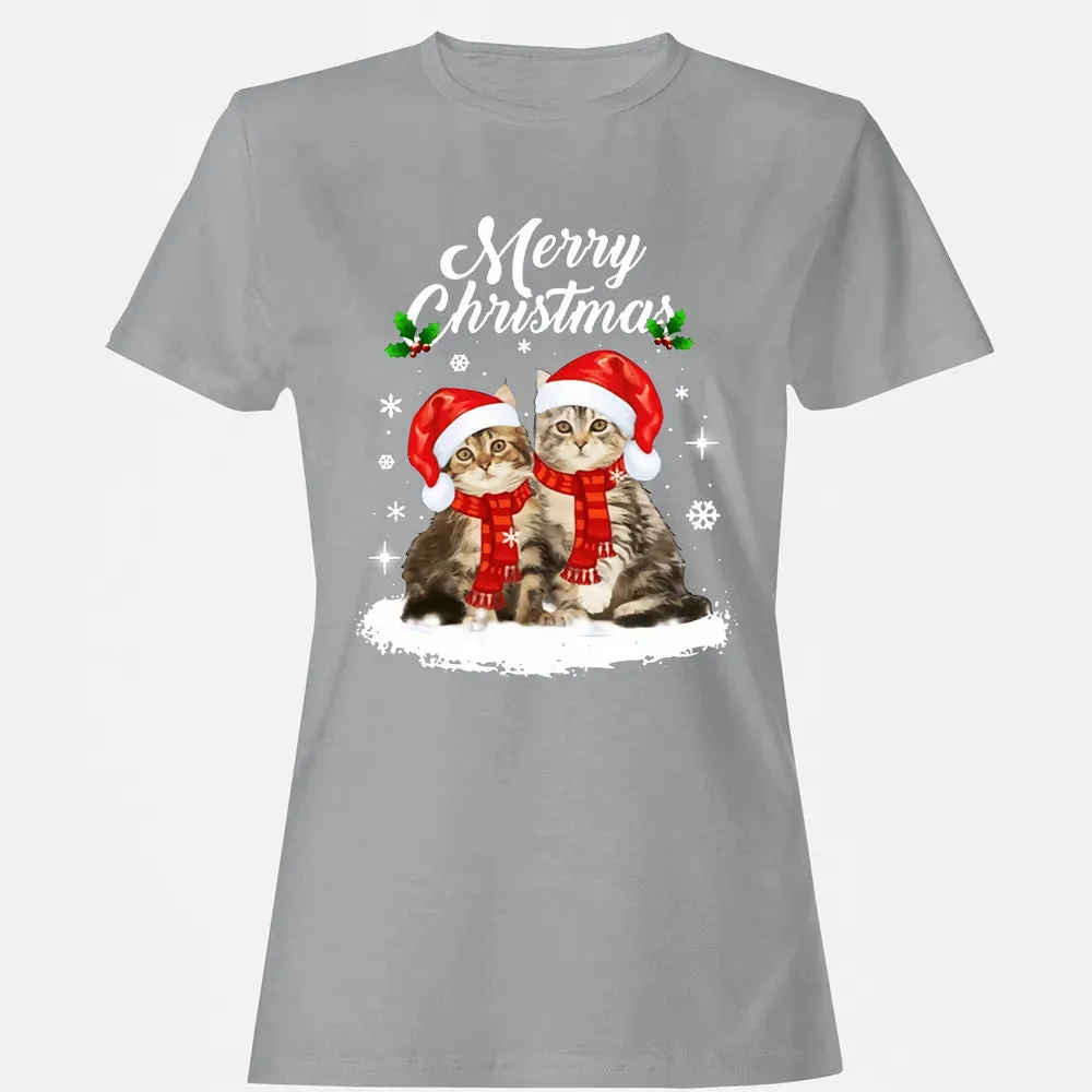 Cat Christmas Women's T-shirt - 15