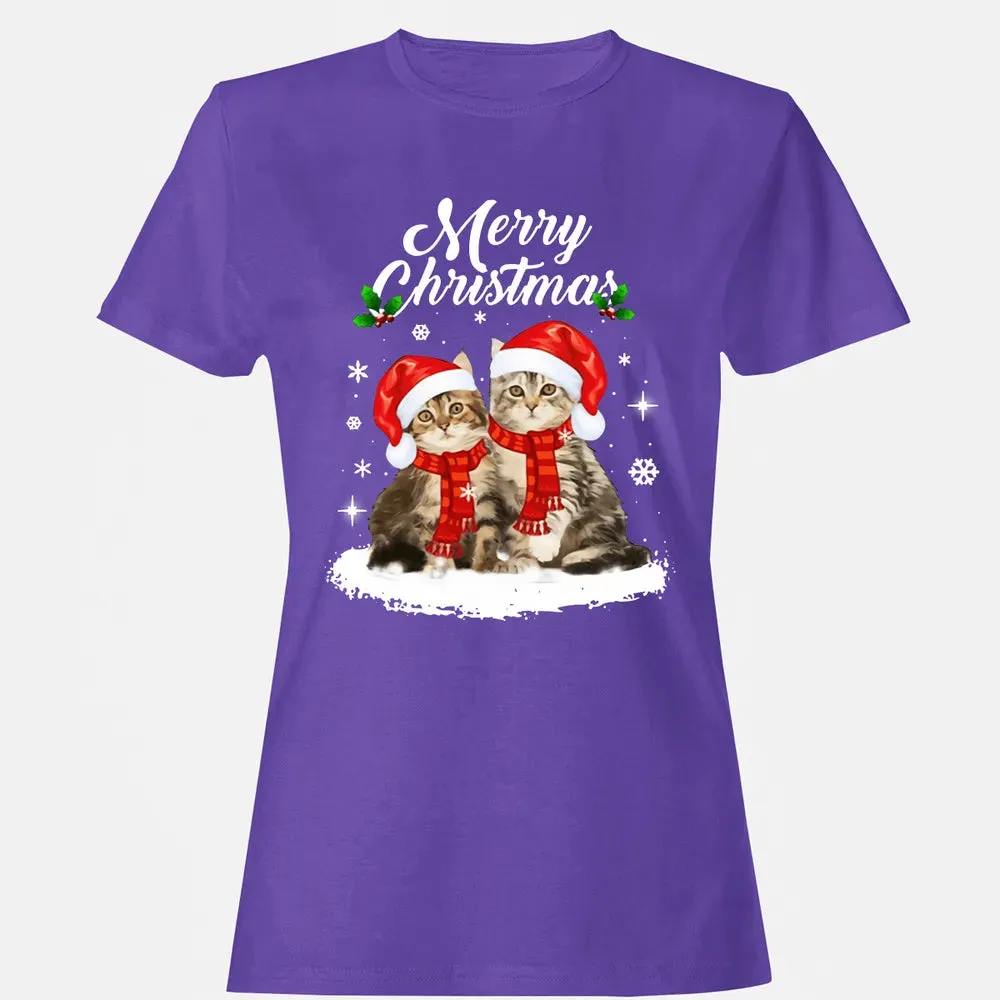 Cat Christmas Women's T-shirt - 12