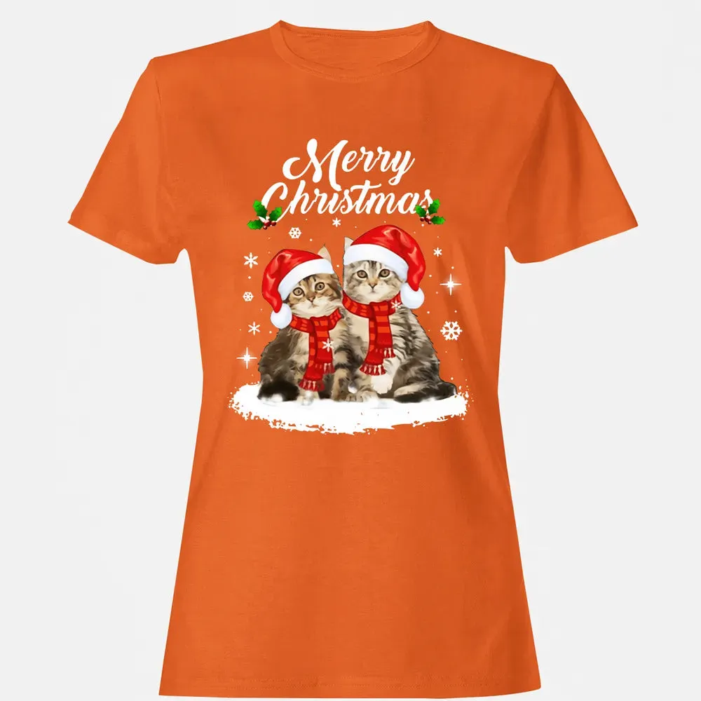 Cat Christmas Women's T-shirt - 11