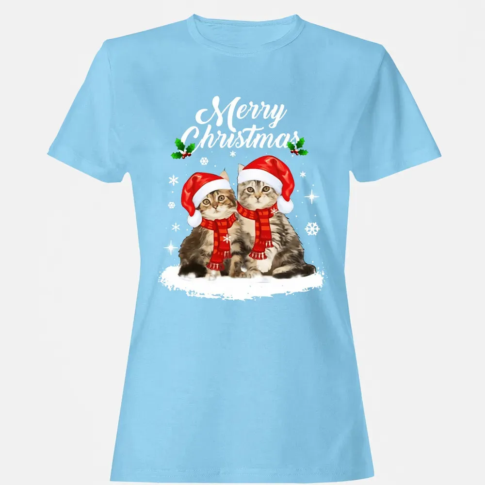Cat Christmas Women's T-shirt - 8