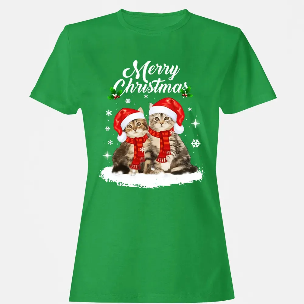 Cat Christmas Women's T-shirt - 7