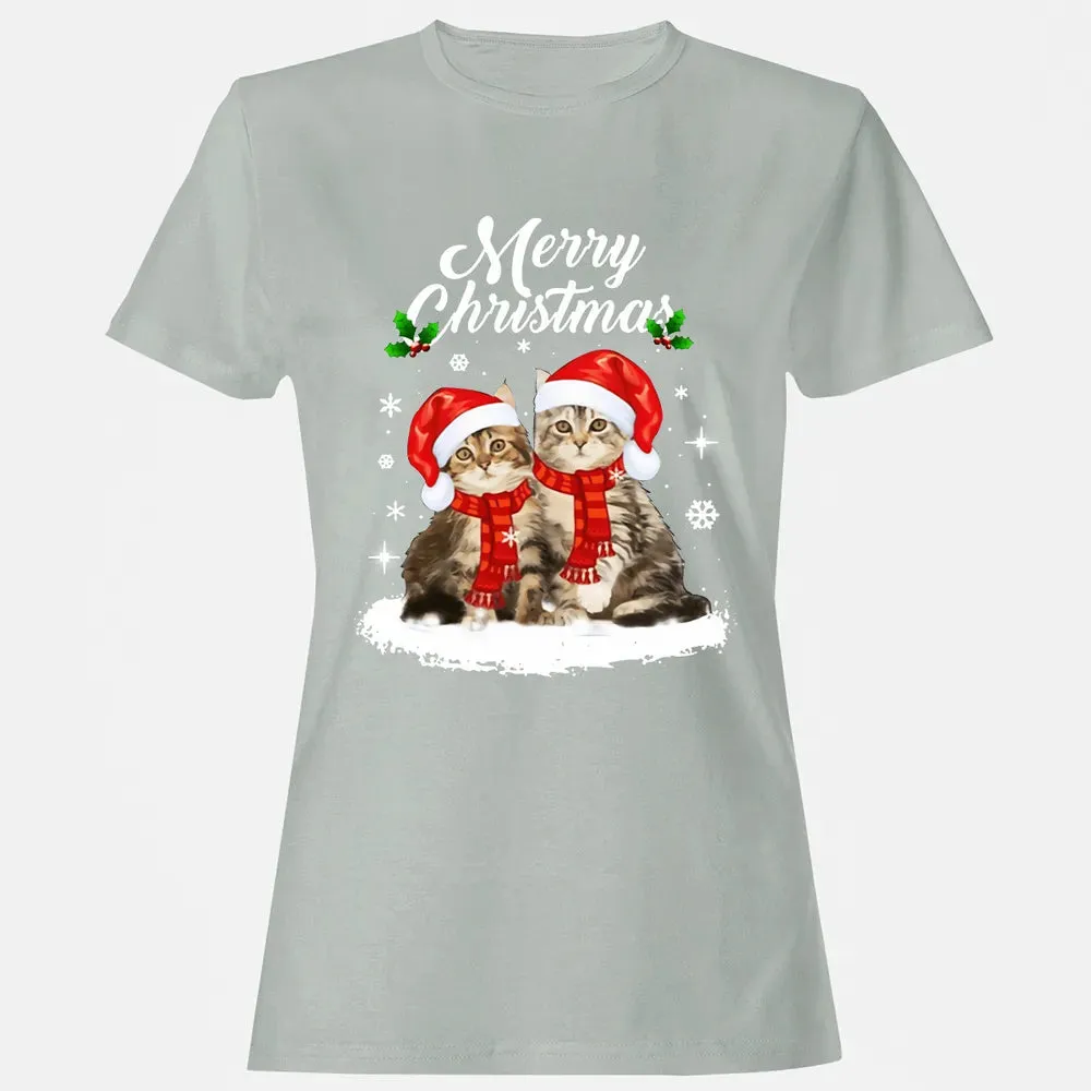 Cat Christmas Women's T-shirt - 2