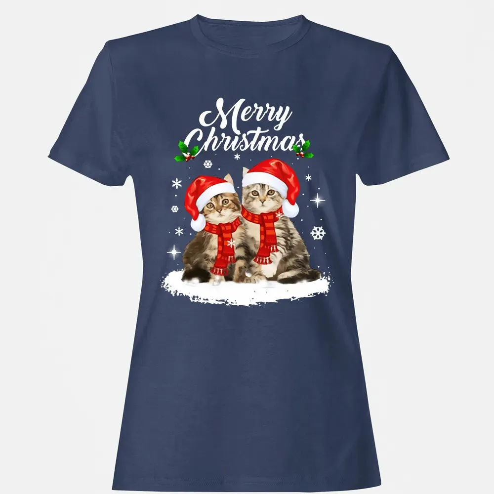 Cat Christmas Women's T-shirt - 10