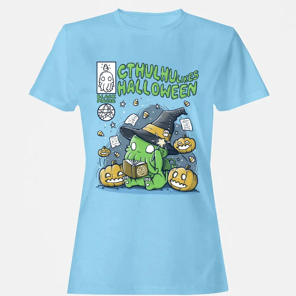 Cthulhu likes Halloween Women's T-shirt - 8