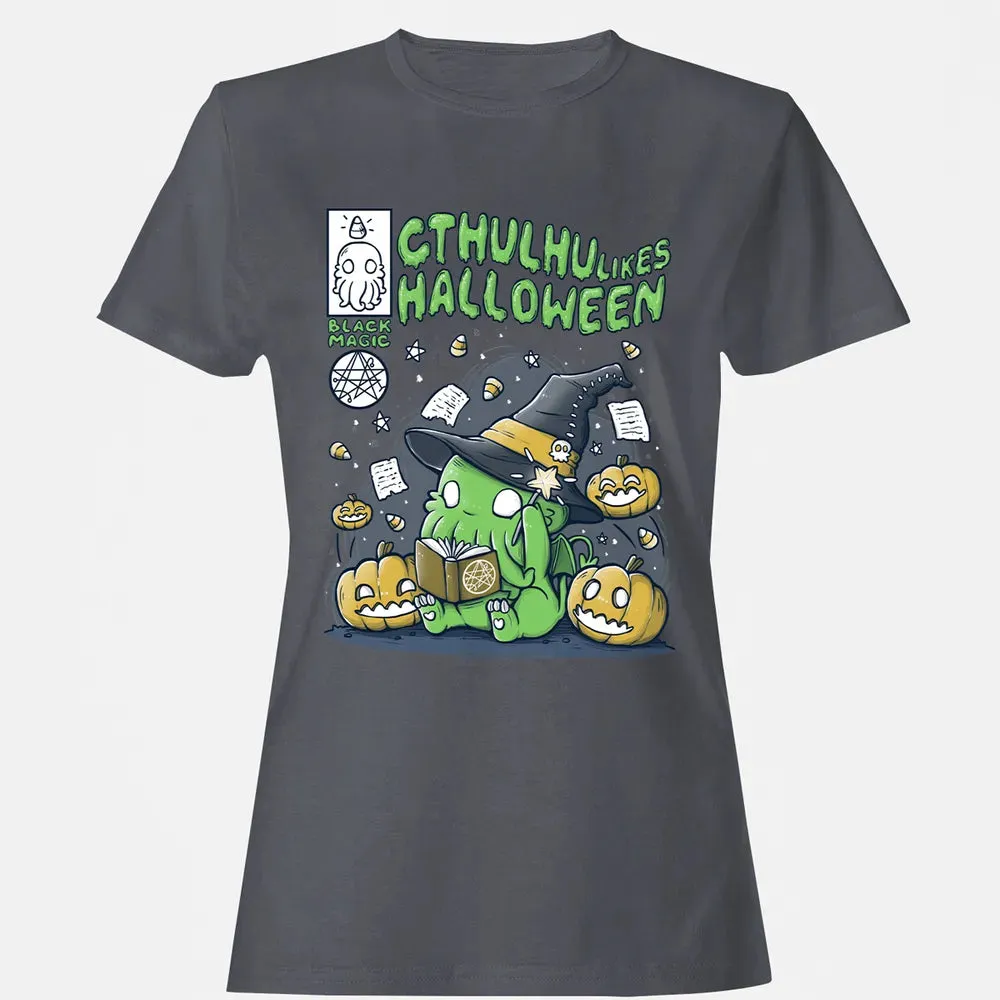 Cthulhu likes Halloween Women's T-shirt - 5
