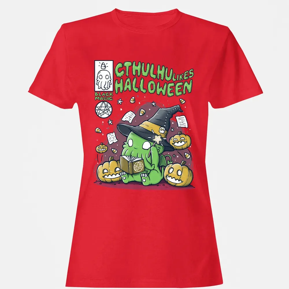 Cthulhu likes Halloween Women's T-shirt - 13