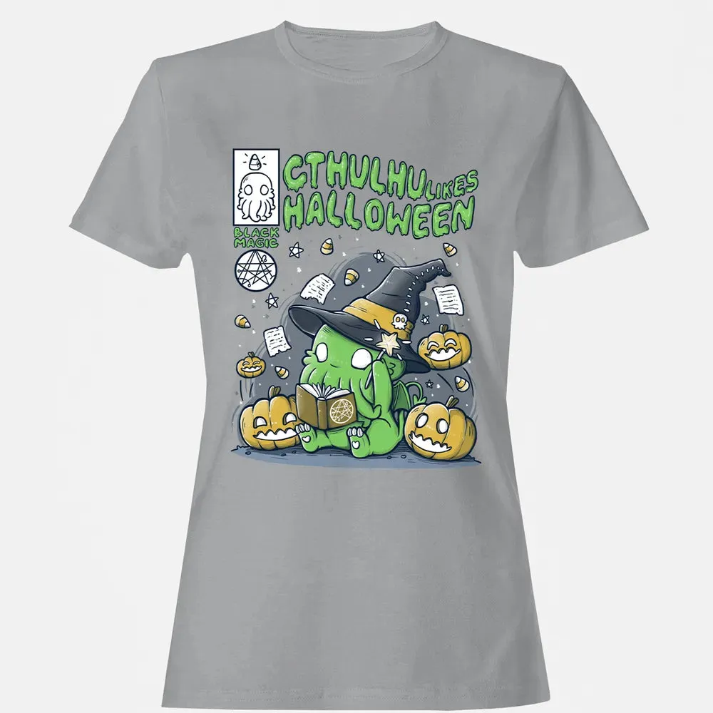 Cthulhu likes Halloween Women's T-shirt - 15