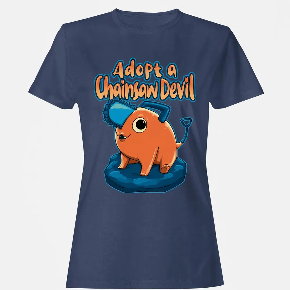 Adopt A Chainsaw Devil Women's T-shirt - 10