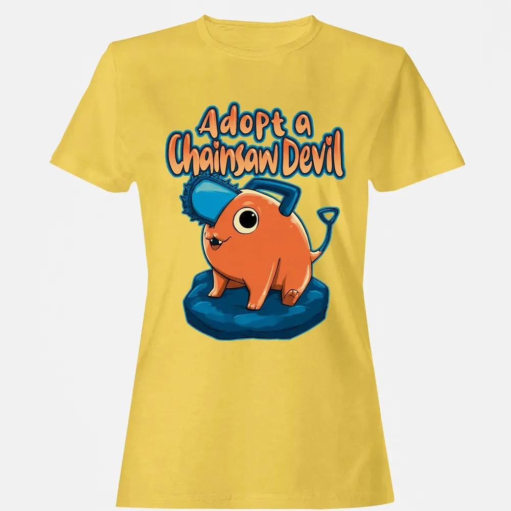 Adopt A Chainsaw Devil Women's T-shirt - 4