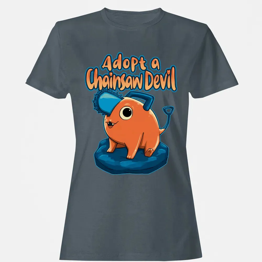 Adopt A Chainsaw Devil Women's T-shirt - 3