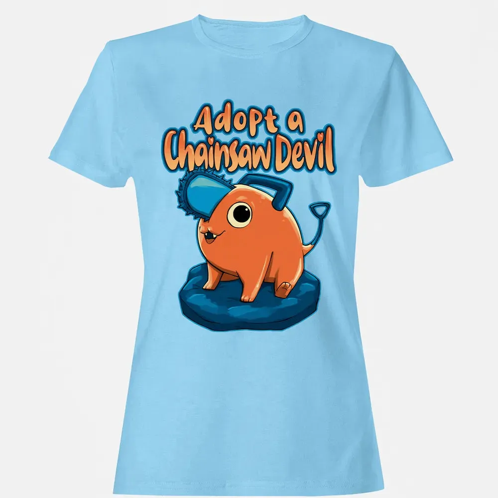 Adopt A Chainsaw Devil Women's T-shirt - 8