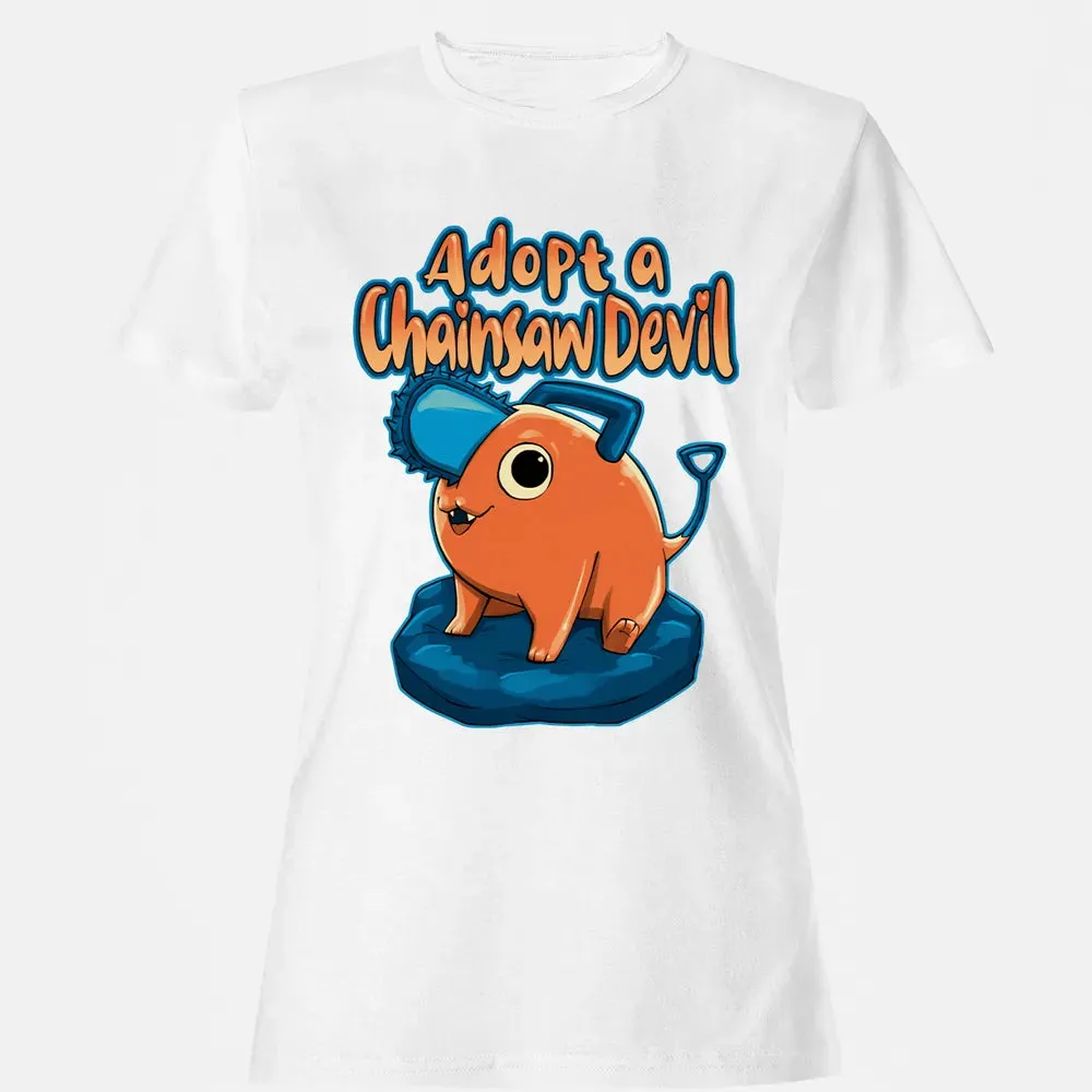 Adopt A Chainsaw Devil Women's T-shirt - 16
