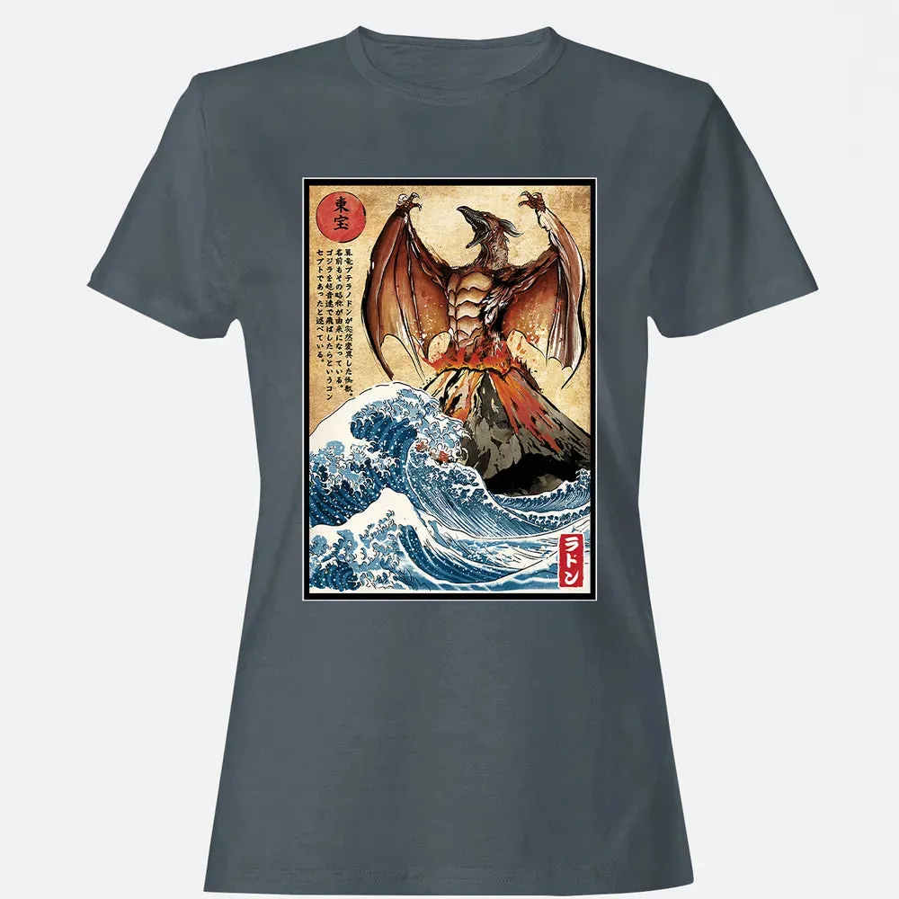 Fire Pteranodon in Japan Women's T-shirt - 3
