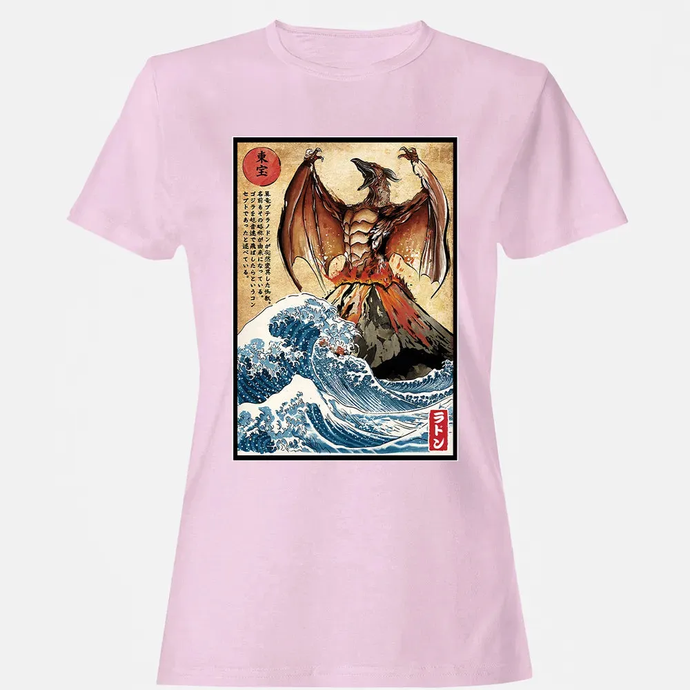 Fire Pteranodon in Japan Women's T-shirt - 9