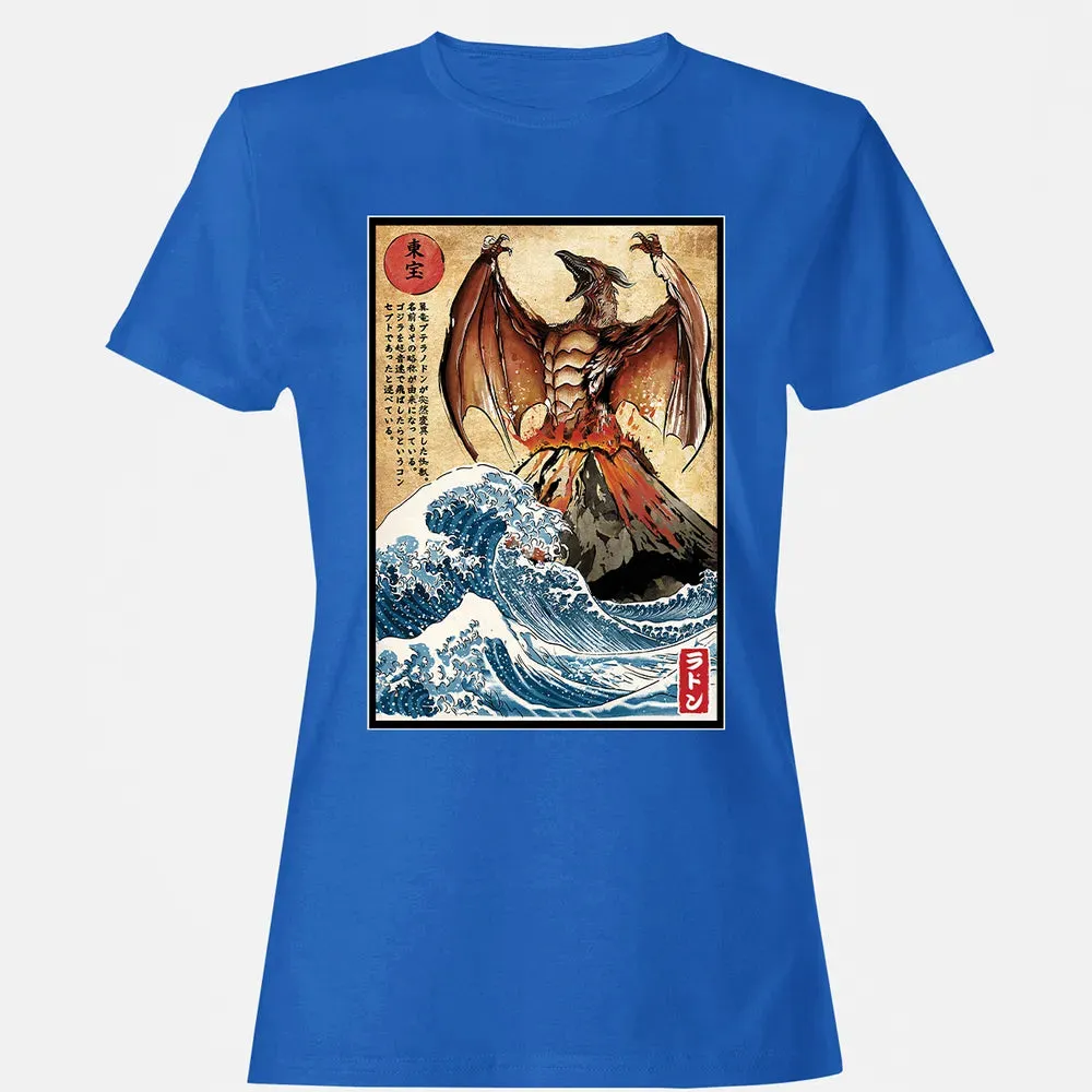 Fire Pteranodon in Japan Women's T-shirt - 14