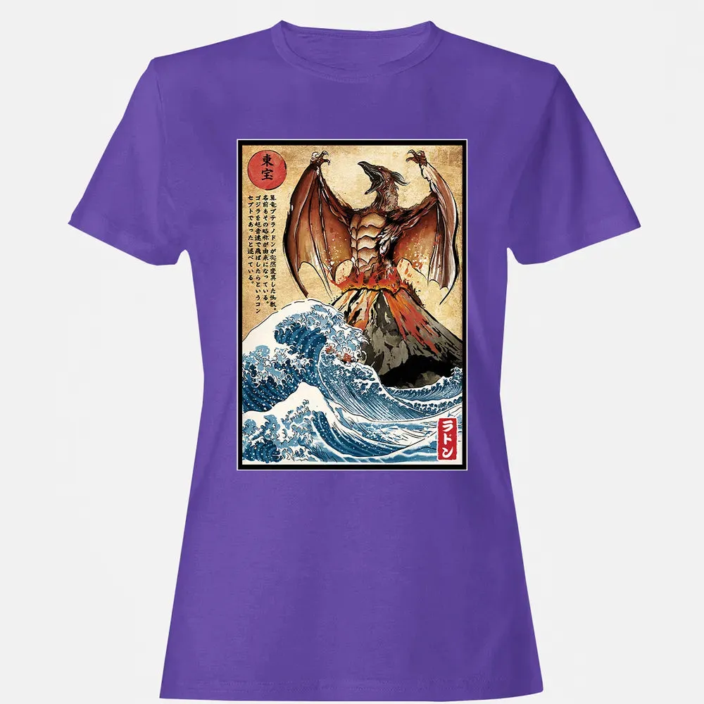 Fire Pteranodon in Japan Women's T-shirt - 12