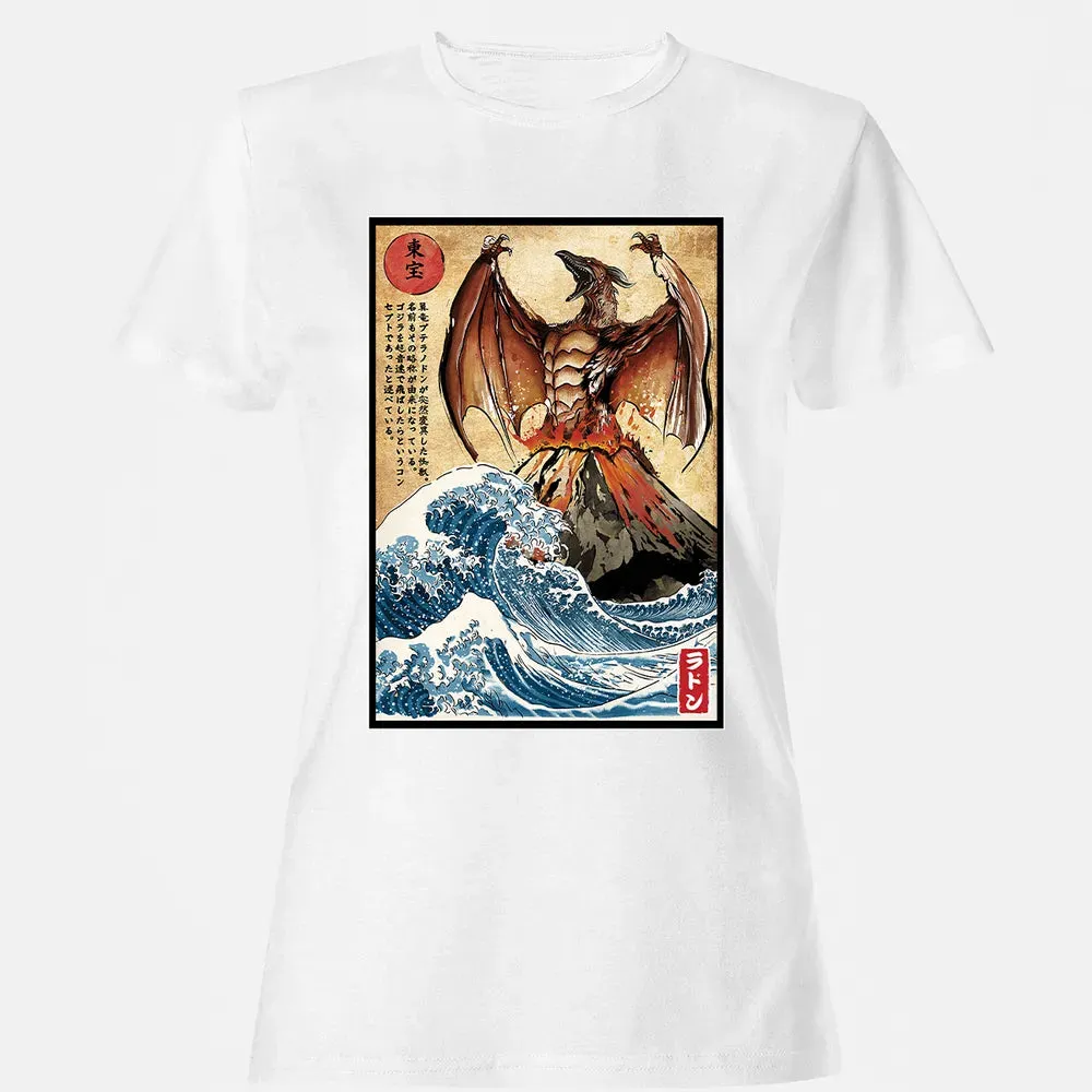 Fire Pteranodon in Japan Women's T-shirt - 16