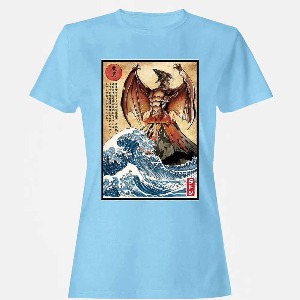 Fire Pteranodon in Japan Women's T-shirt - 8