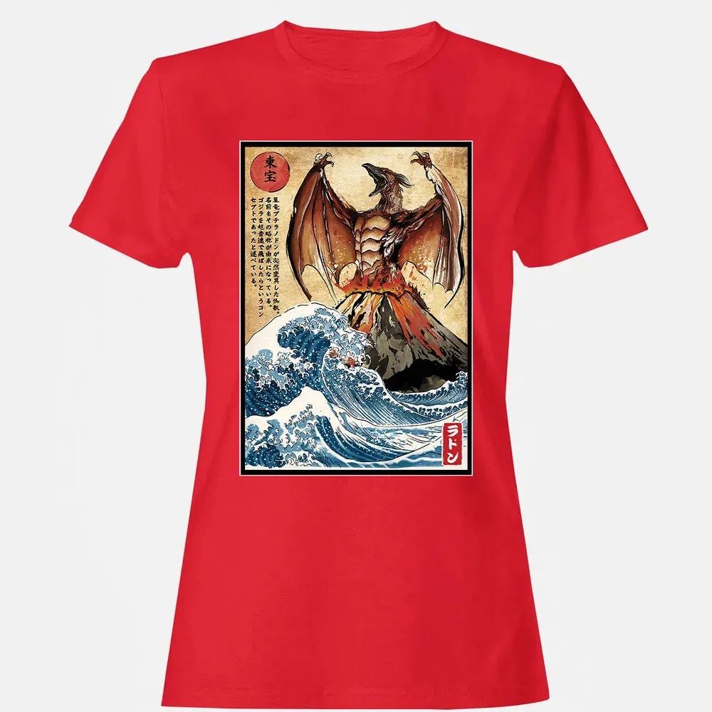Fire Pteranodon in Japan Women's T-shirt - 13