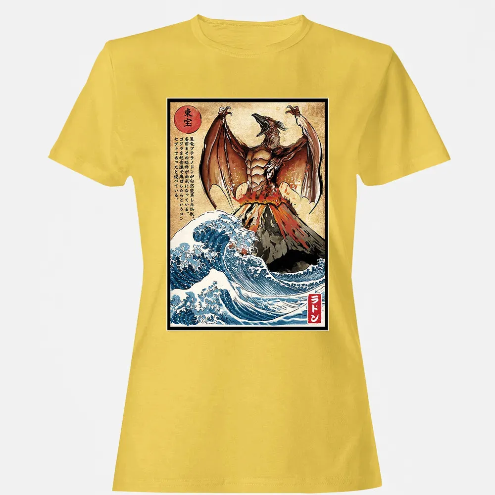 Fire Pteranodon in Japan Women's T-shirt - 4