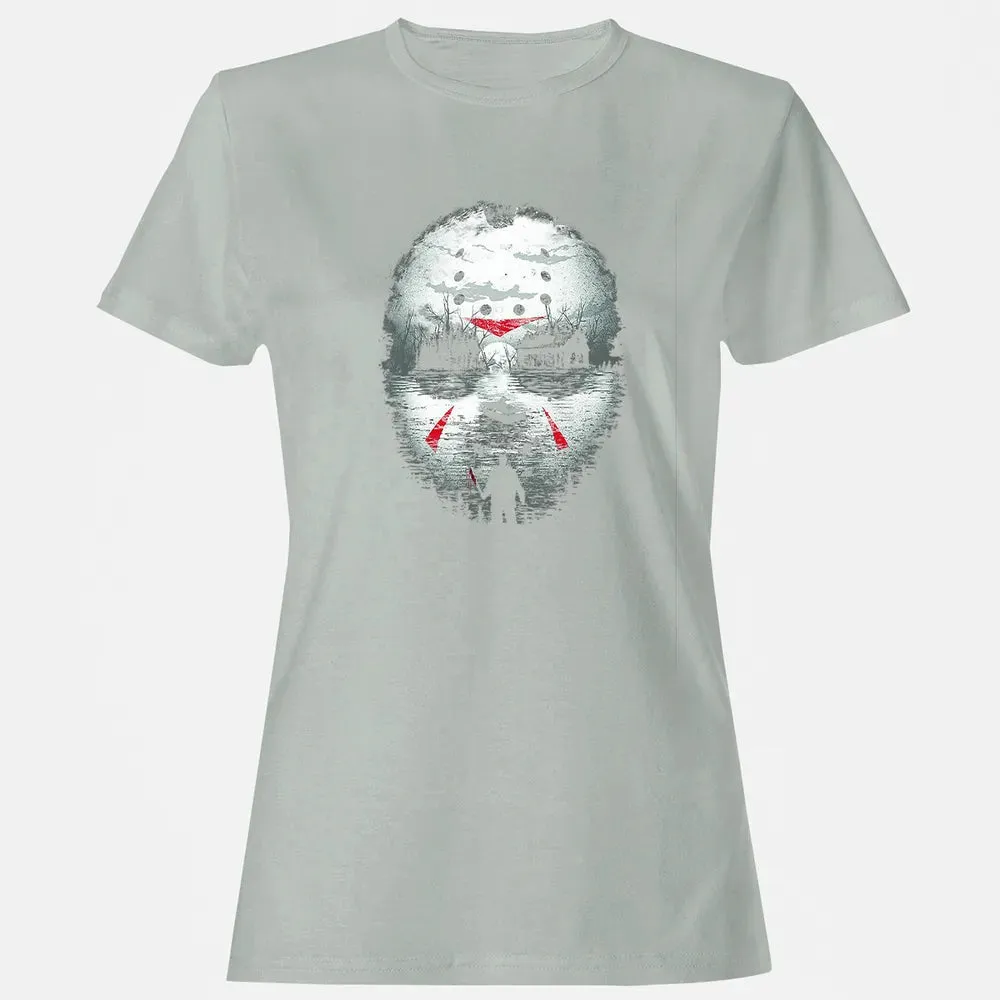 Jason Halloween Mask Horror  Graphic 13th Friday Funny Gift Women's T-shirt - 2