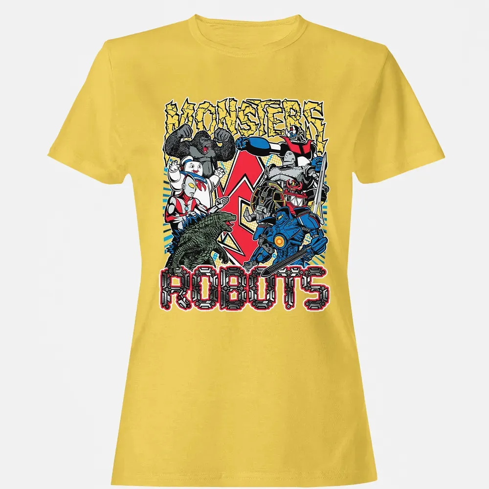 Monsters vs Robots Women's T-shirt - 4