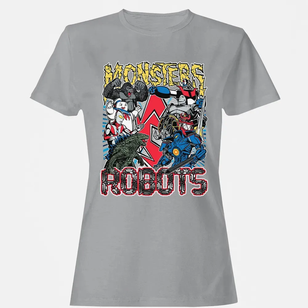 Monsters vs Robots Women's T-shirt - 15