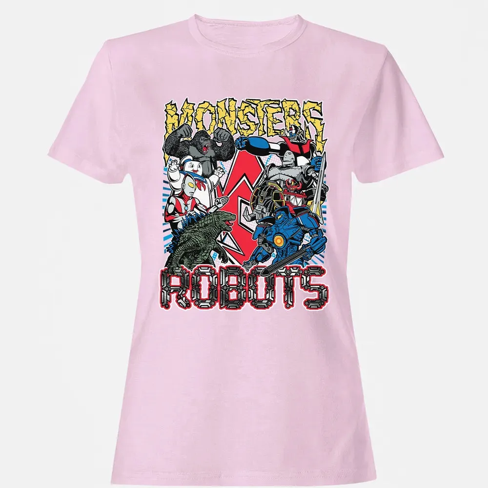 Monsters vs Robots Women's T-shirt - 9