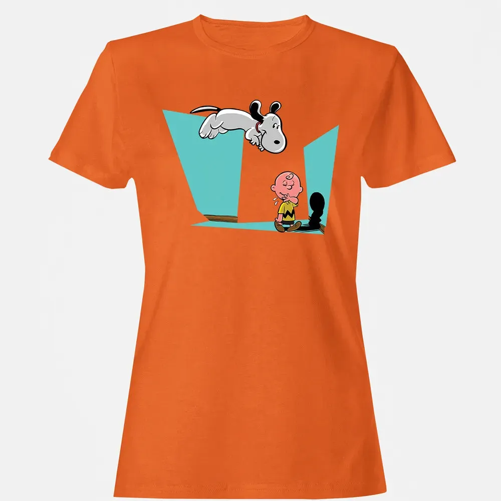 Kid and Beagle Women's T-shirt - 11