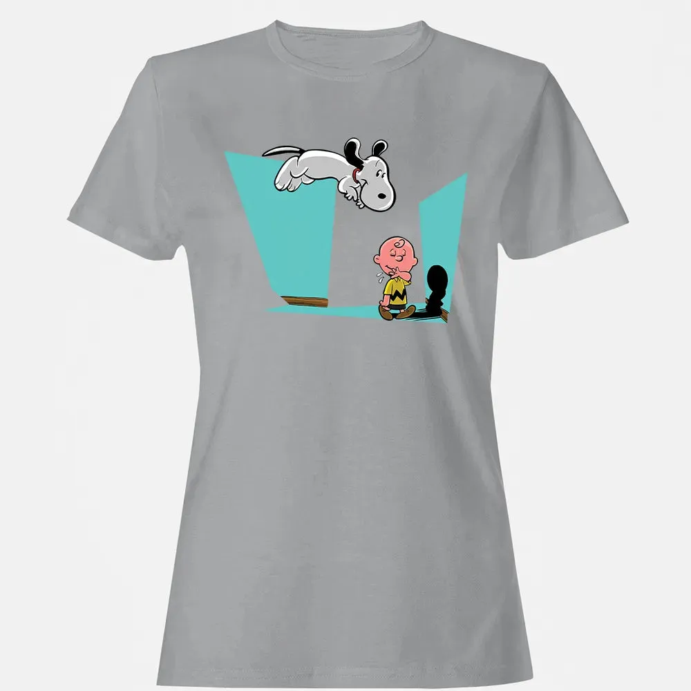 Kid and Beagle Women's T-shirt - 15