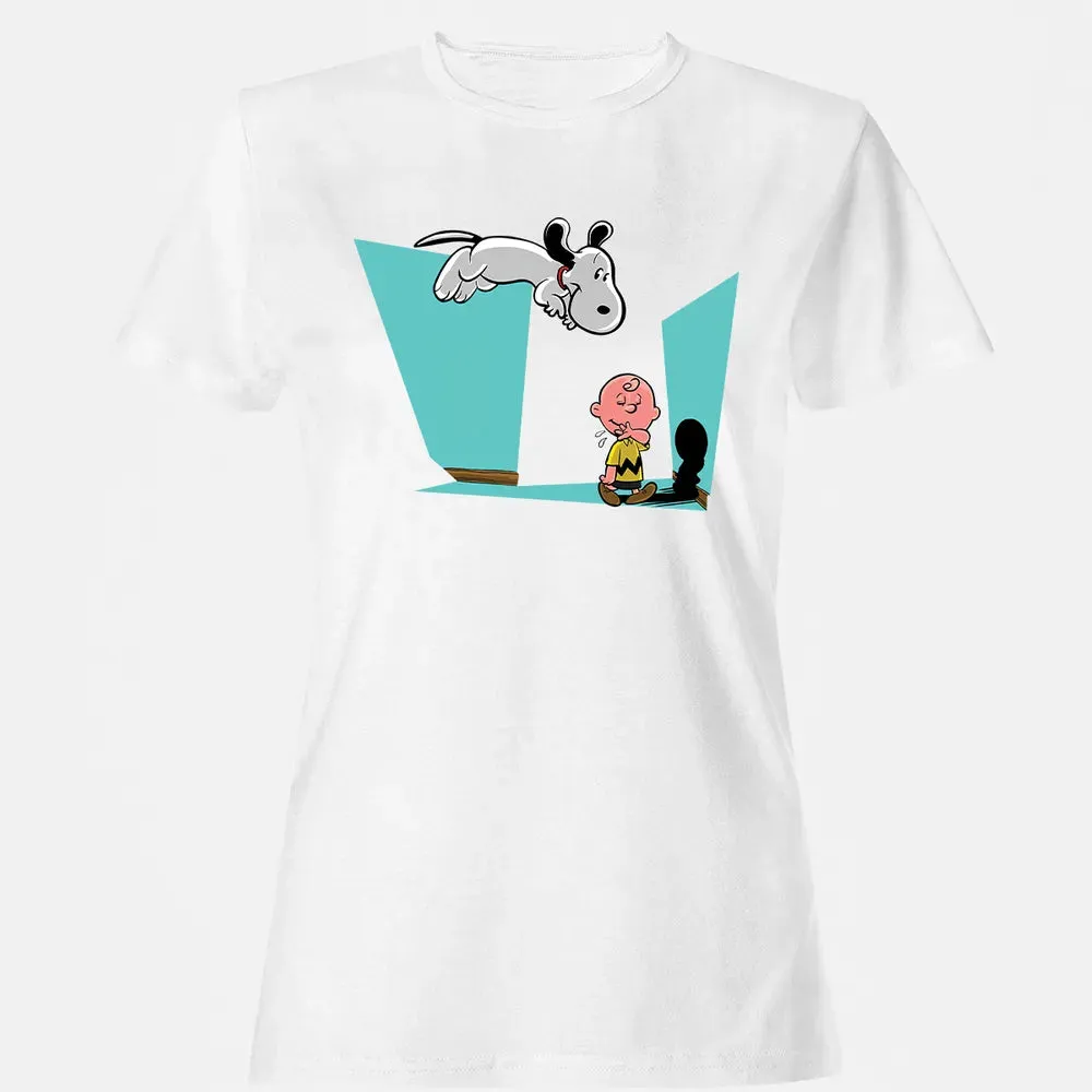 Kid and Beagle Women's T-shirt - 16