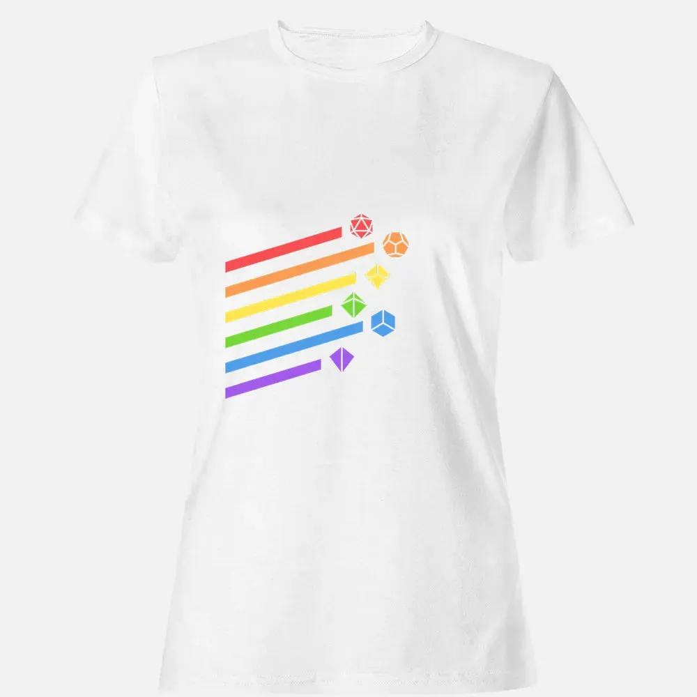Rainbow Dice Set Women's T-shirt - 16