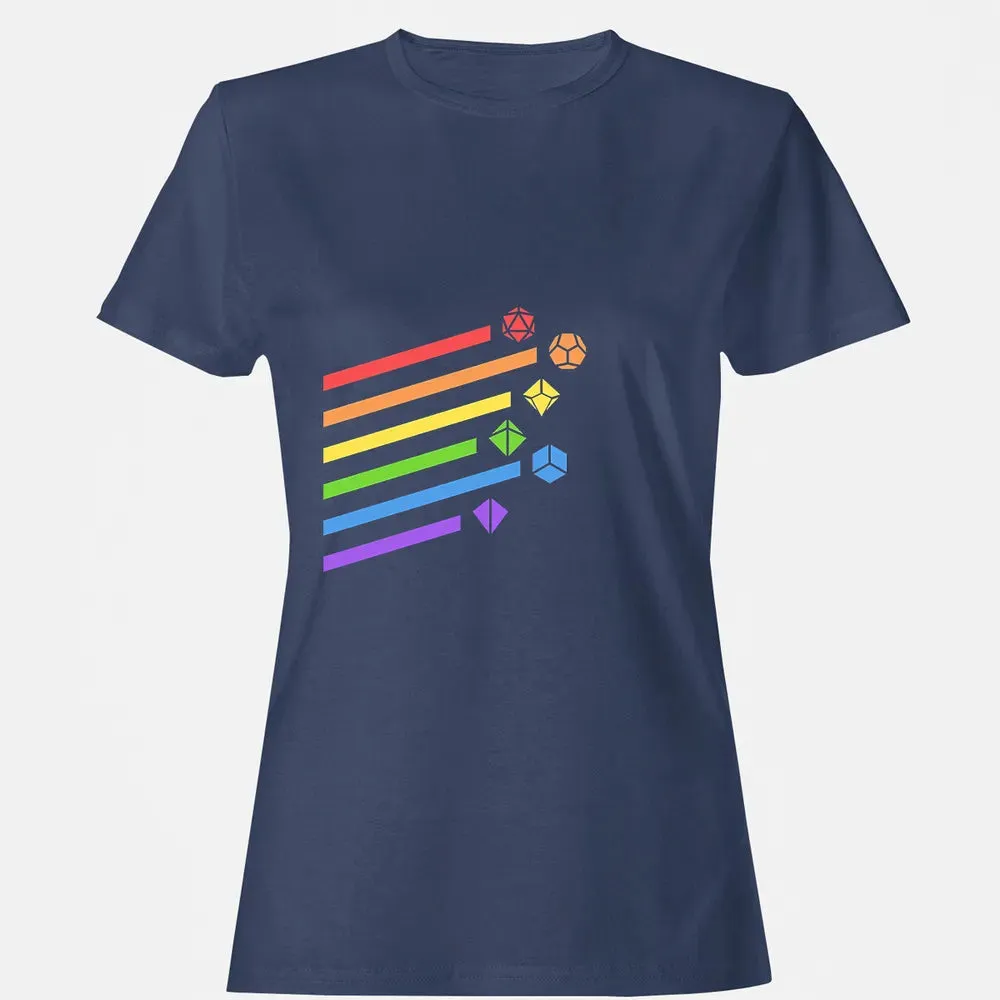 Rainbow Dice Set Women's T-shirt - 10