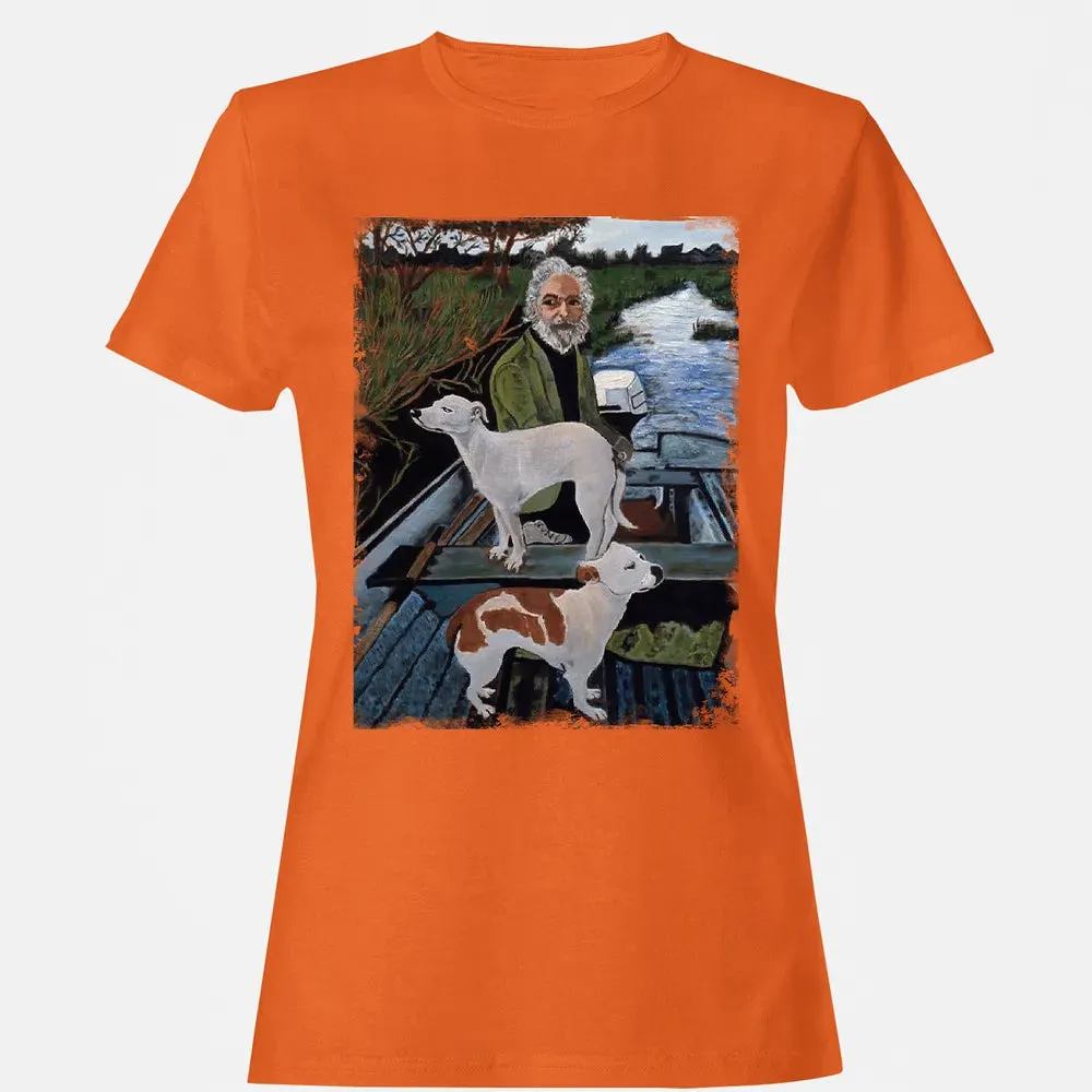 Old Man with Dogs Women's T-shirt - 11