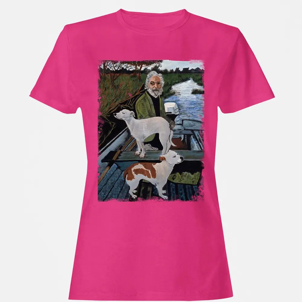 Old Man with Dogs Women's T-shirt - 6