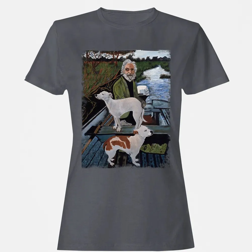 Old Man with Dogs Women's T-shirt - 5