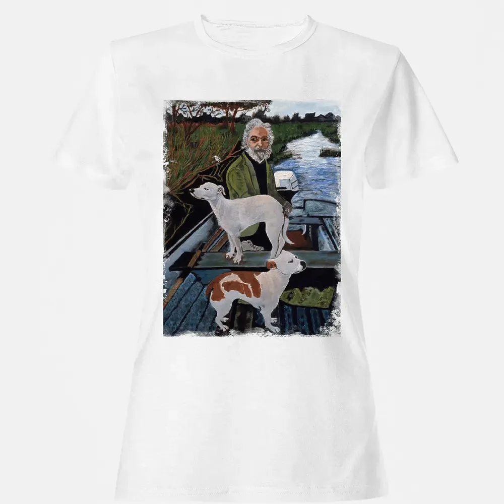 Old Man with Dogs Women's T-shirt - 16