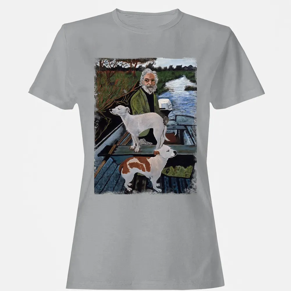 Old Man with Dogs Women's T-shirt - 15
