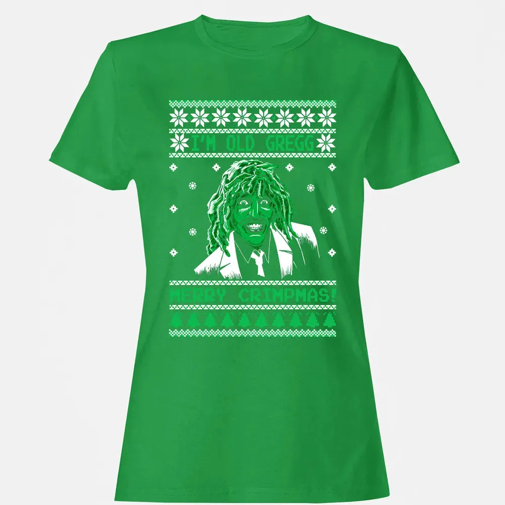 I'm Old Gregg Merry Crimpmas Women's T-shirt - 7