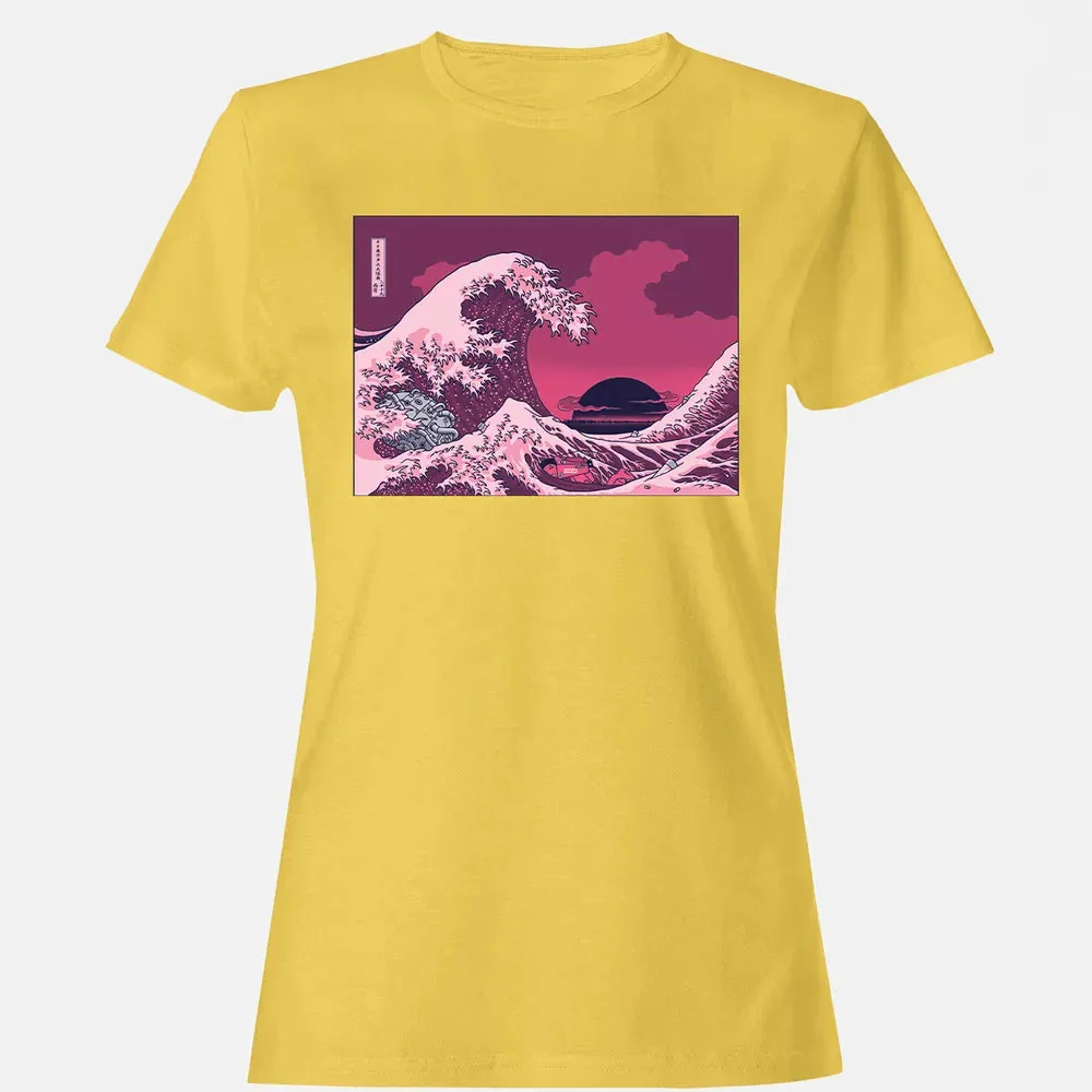 Neo Tokyo Wave Women's T-shirt - 4