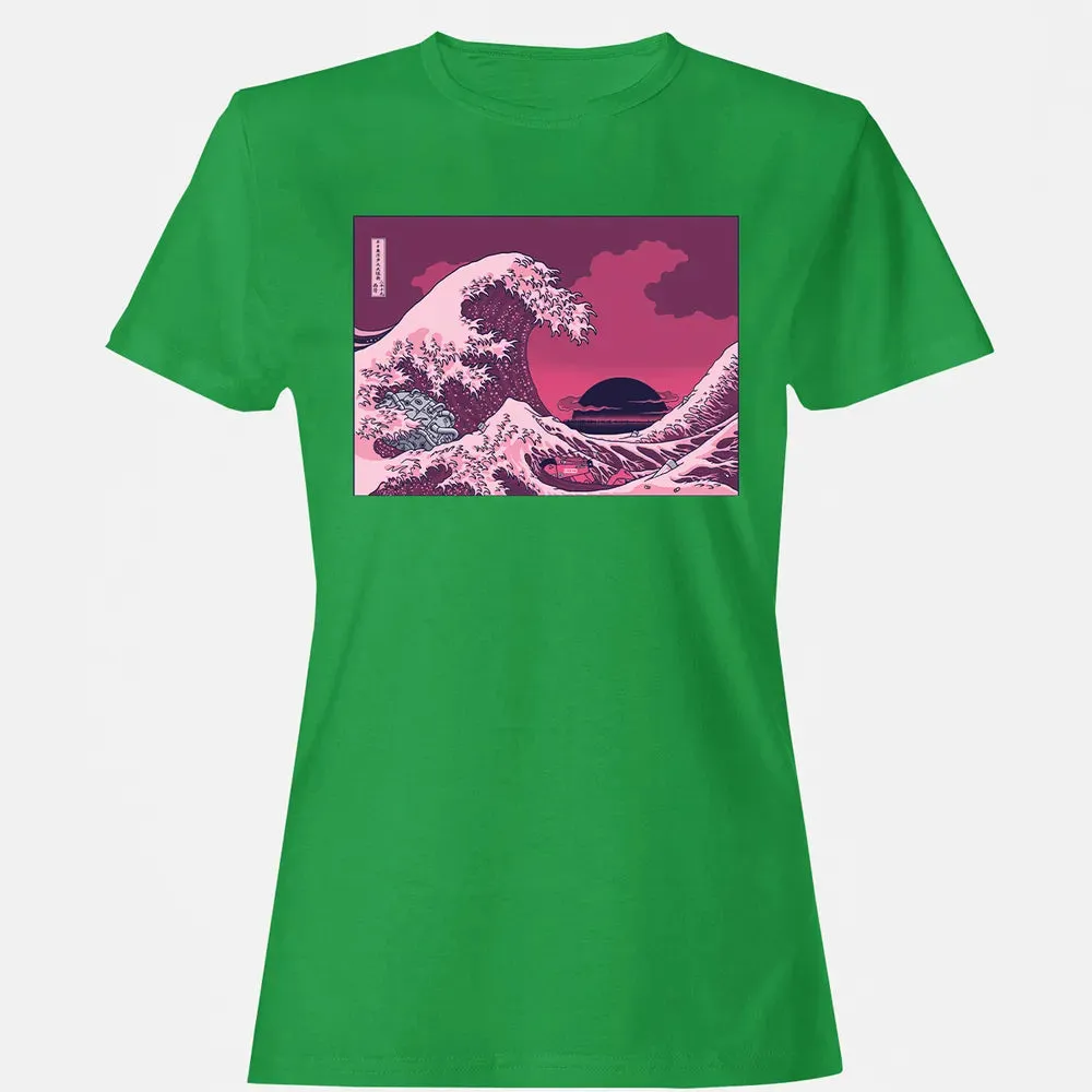 Neo Tokyo Wave Women's T-shirt - 7