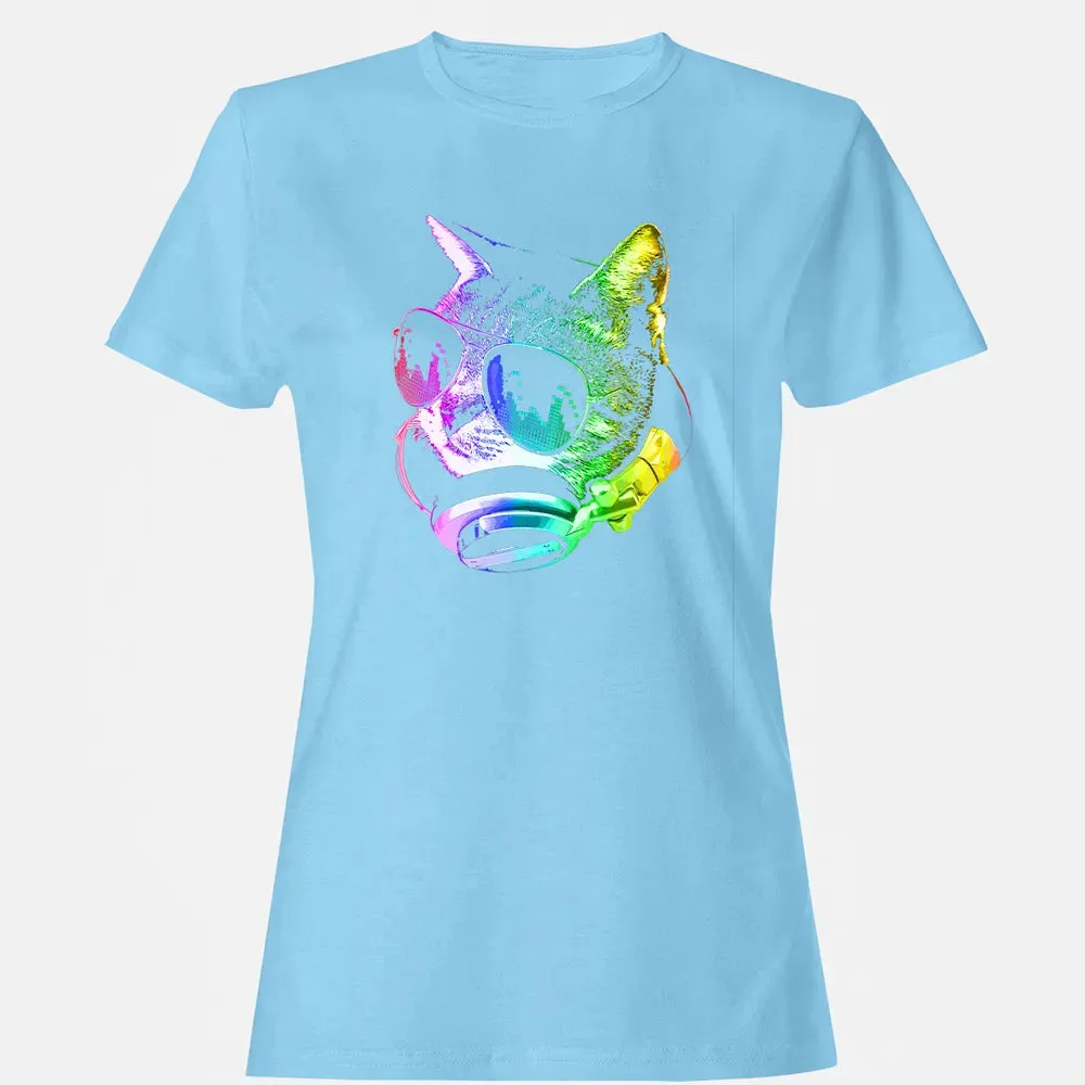 Rainbow Music Cat Women's T-shirt - 8