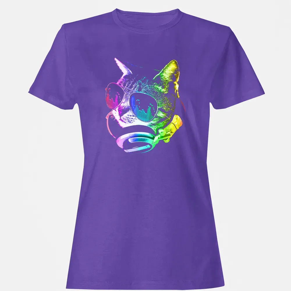 Rainbow Music Cat Women's T-shirt - 12