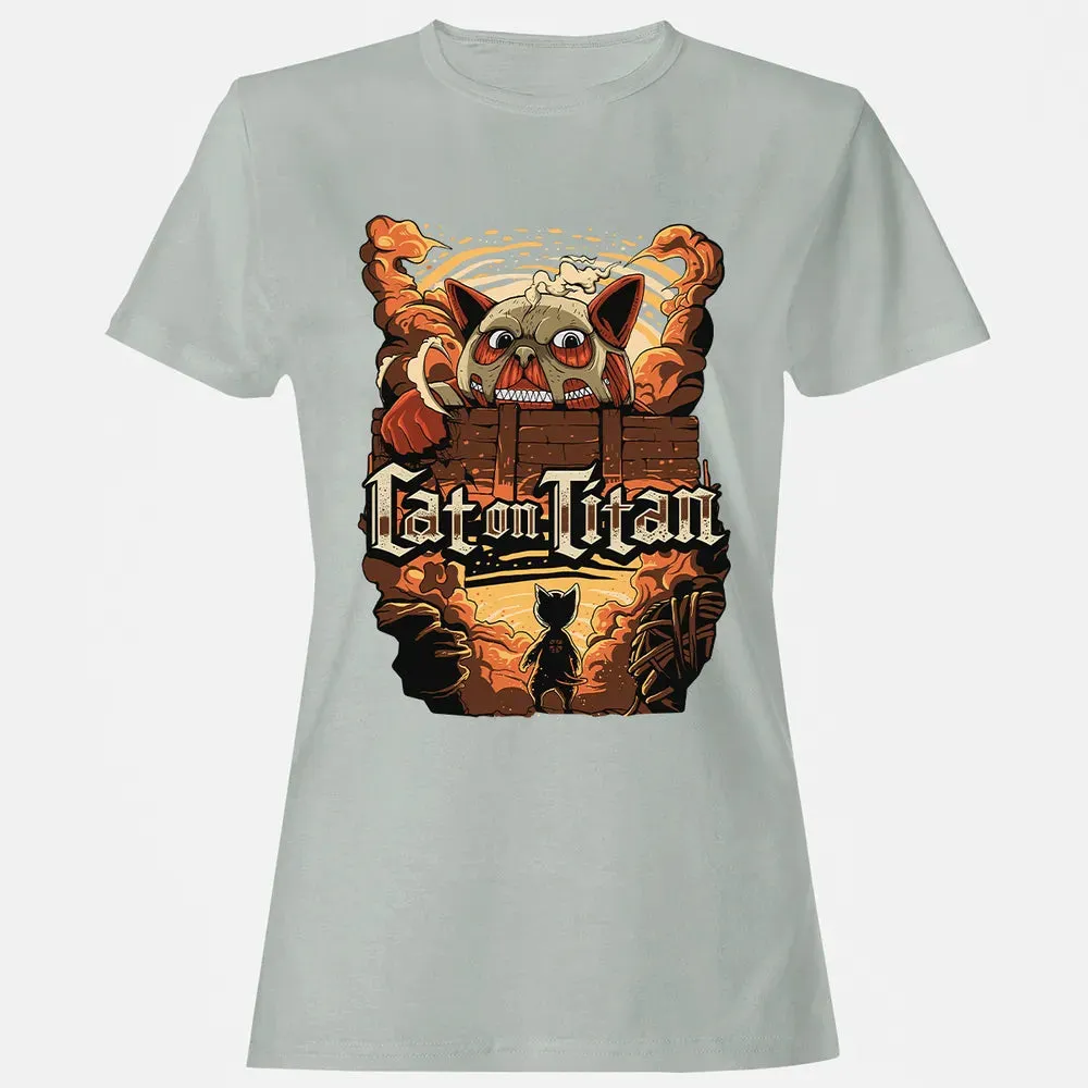 Cat On Titan Women's T-shirt - 2