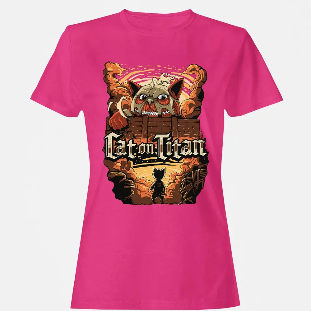 Cat On Titan Women's T-shirt - 6