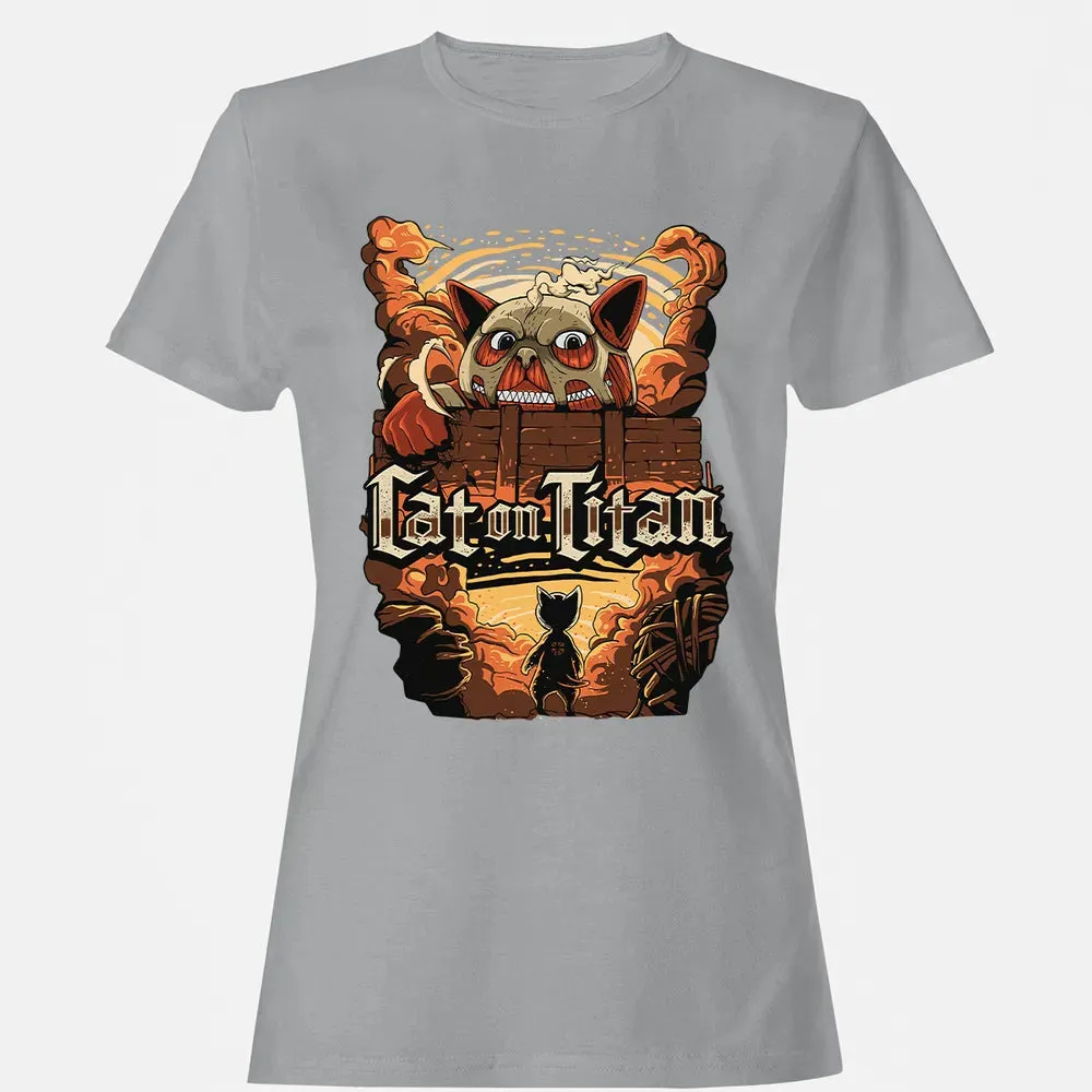 Cat On Titan Women's T-shirt - 15